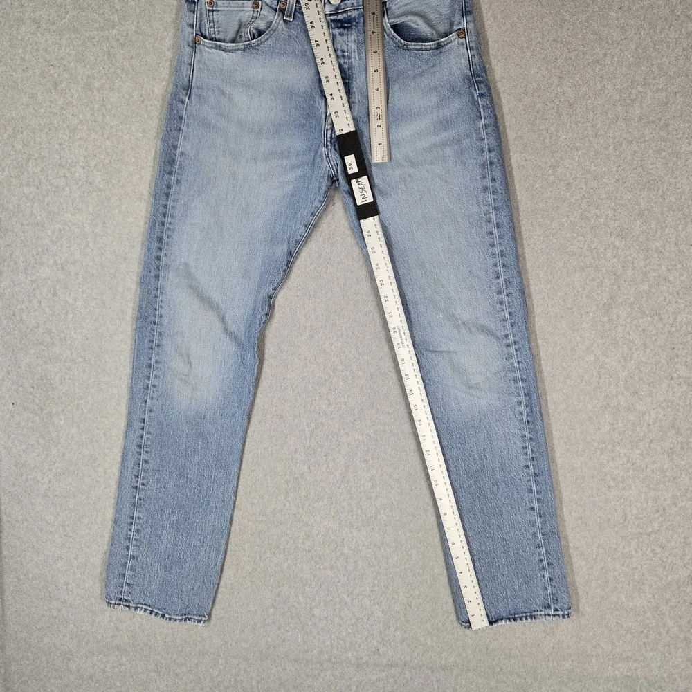 Levi's 501 Men Jeans 30X32 Light Blue Denim Original Fit Straight Leg 30